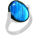 13*18 MM Oval - Labradorite Ring - R5192L