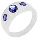 5*7 MM Oval & 4*4 MM Round - Iolite Ring - R5202I