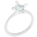 6*6 MM Round - Crystal Ring - R5203CRY