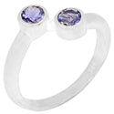 4*4 MM Round - Iolite Ring - R5205I