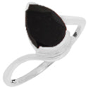 7*10 MM Pear - Black Onyx Faceted Ring - R5209BO