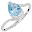 7*10 MM Pear - Blue Topaz Ring - R5209BT