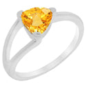 7*7 MM Trillion - Citrine Ring - R5214C