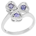 3*3 MM Round - Iolite Ring - R5218I