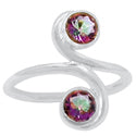 5*5 MM Round - Mystic Topaz Ring - R5219MT