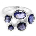5, 7 MM Round & 4*6, 5*7, 6*8 MM Oval - Iolite Ring - R5262I