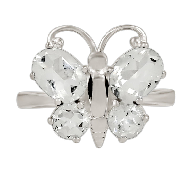 6*8 MM Oval & 5*5 MM Round - Crystal Ring - R5287CRY