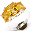 5*7, 7*9 MM Octo - Citrine Ring - R5293C