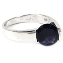 8*8 MM Round - Iolite Ring - R5298I