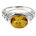 8*10 MM Oval - Citrine Ring - R5304C