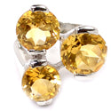 9, 10, 11 MM Round - Citrine Ring - R5308C