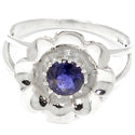 6*6 MM Round - Iolite Ring - R5309I