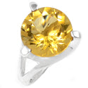 13*13 MM Round - Citrine Ring - R5311C