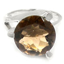 13*13 MM Round - Smokey Quartz Ring - R5311SQ