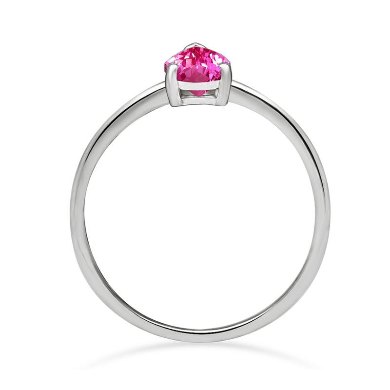 7*5 MM Pear - Pink Topaz Ring - RBC301-PTZ Catalogue