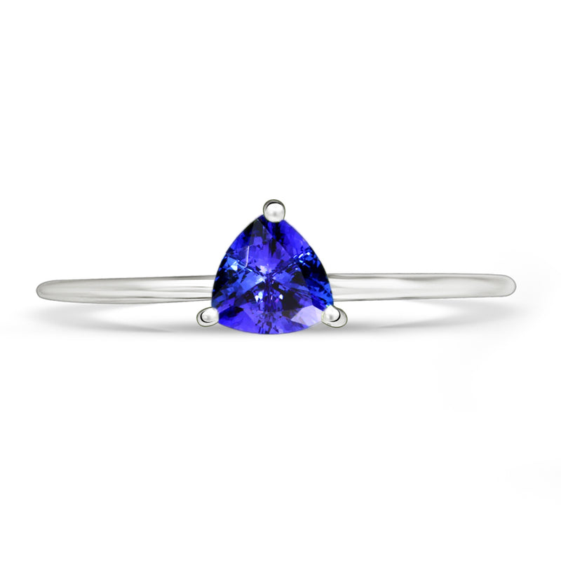 5*5 MM Trillion - Tanzanite Faceted Ring - RBC303-TZF Catalogue