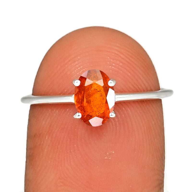 6*4 MM Oval - Orange Kyanite Faceted Ring - RBC309-OKF Catalogue