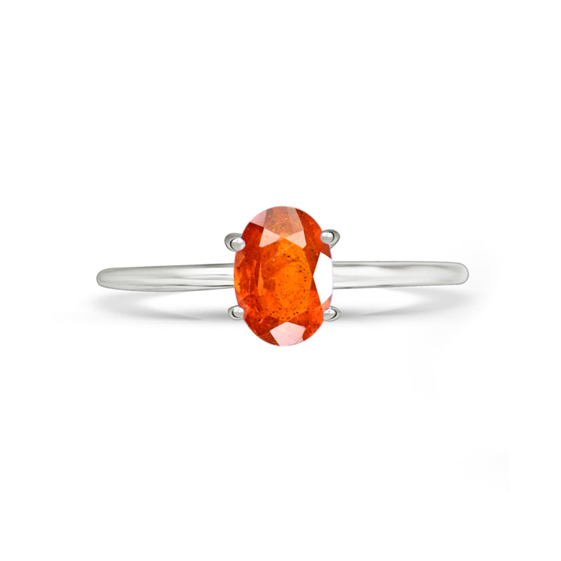 6*4 MM Oval - Orange Kyanite Faceted Ring - RBC309-OKF Catalogue