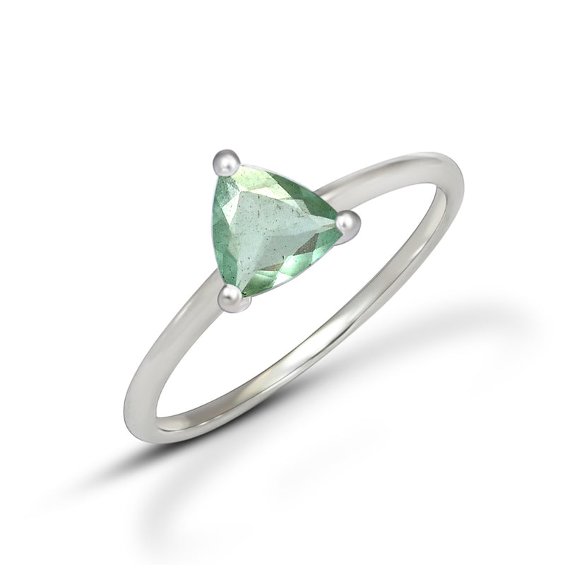 4*4 MM Trillion - Aquamarine Faceted Ring - RBC312-AQF Catalogue