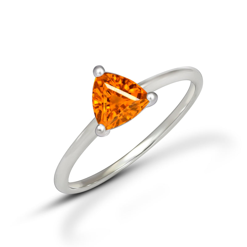 4*4 MM Trillion - Mandarin Garnet Faceted Ring - RBC312-OGF Catalogue