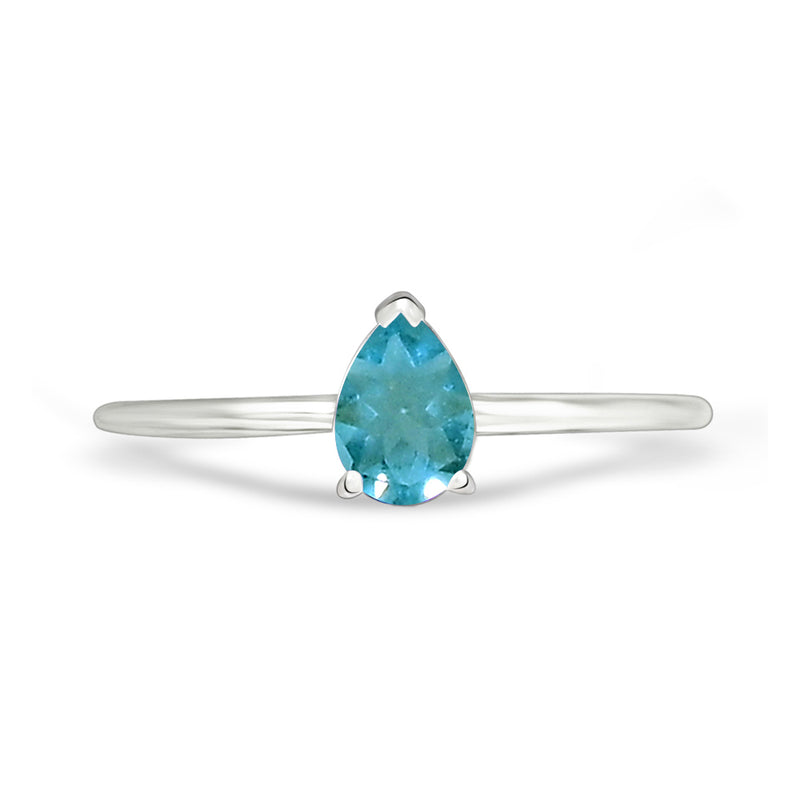 9*6 MM Pear - Belgian Teal Fluorite Ring - RBC321-BTF Catalogue