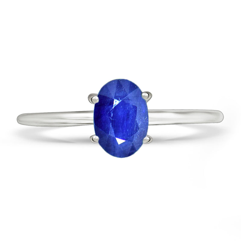 8*6 MM Oval - Natural Sapphire Ring - RBC322-SAP Catalogue