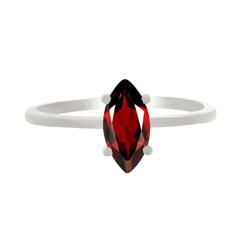 10*5 MM Marquise - Garnet Faceted Ring - RBC323-GRF Catalogue