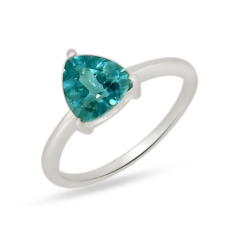 7*7 MM Trillion - Belgian Teal Fluorite Ring - RBC326-BTF Catalogue