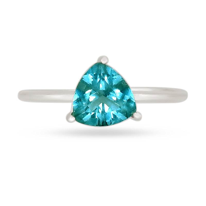 7*7 MM Trillion - Belgian Teal Fluorite Ring - RBC326-BTF Catalogue