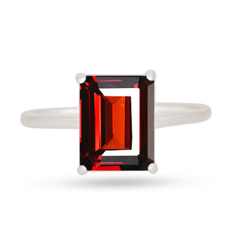 7*9 MM Octo - Garnet Faceted Ring - RBC329-G Catalogue