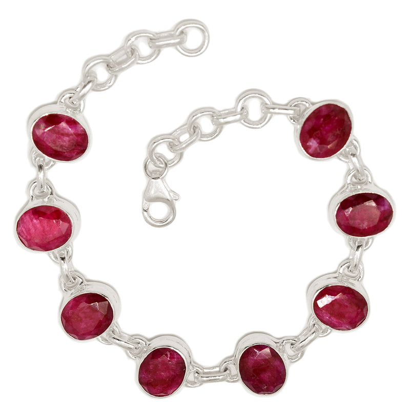 8.3" Treated Ruby Bracelets - RBYB208