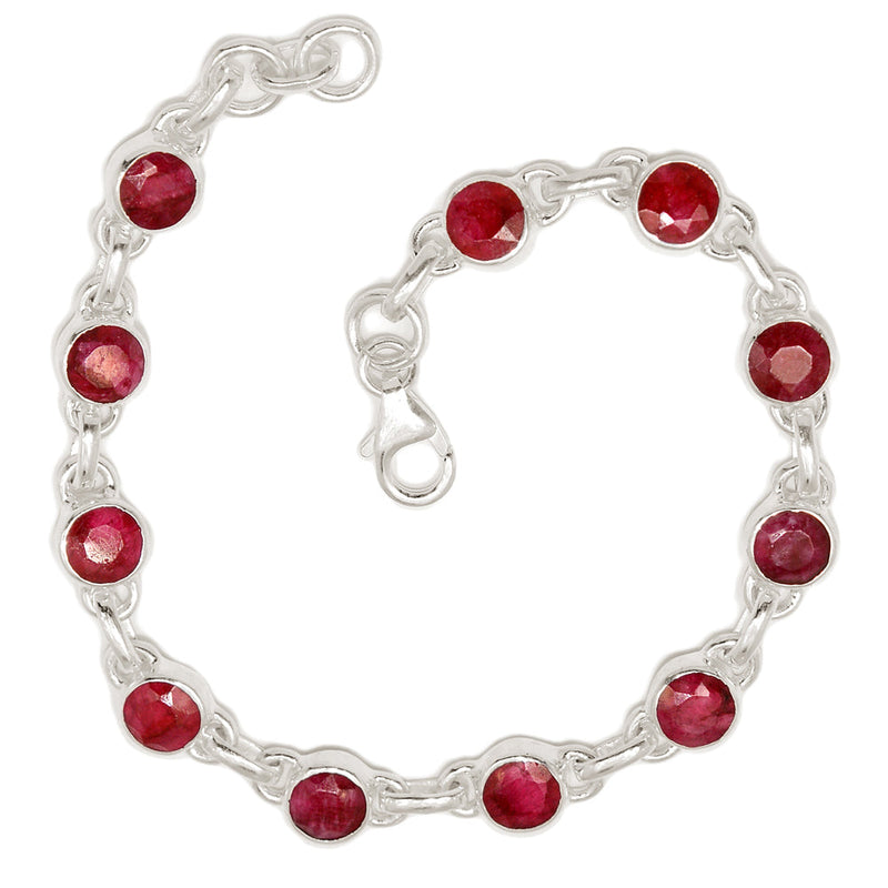 8.2" Treated Ruby Bracelets - RBYB210