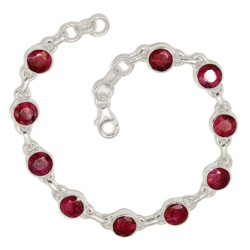 8.3" Treated Ruby Bracelets - RBYB211