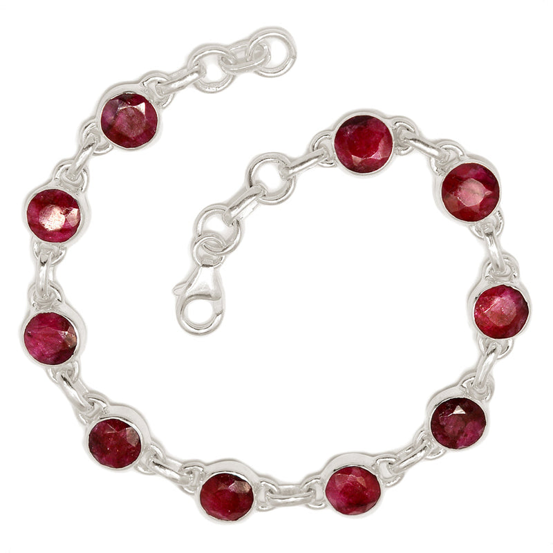 8.3" Treated Ruby Bracelets - RBYB214