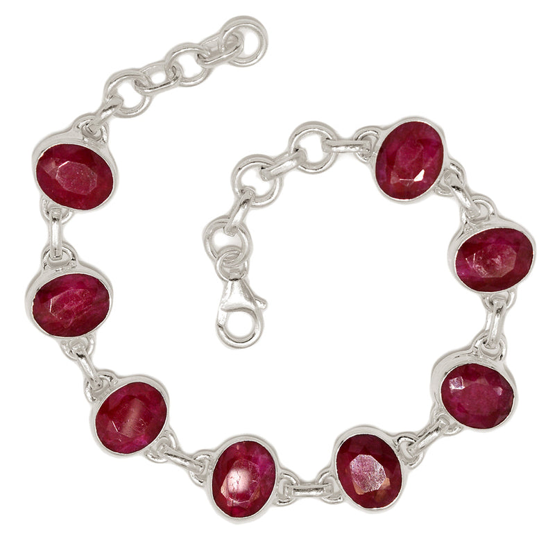 8.3" Treated Ruby Bracelets - RBYB215