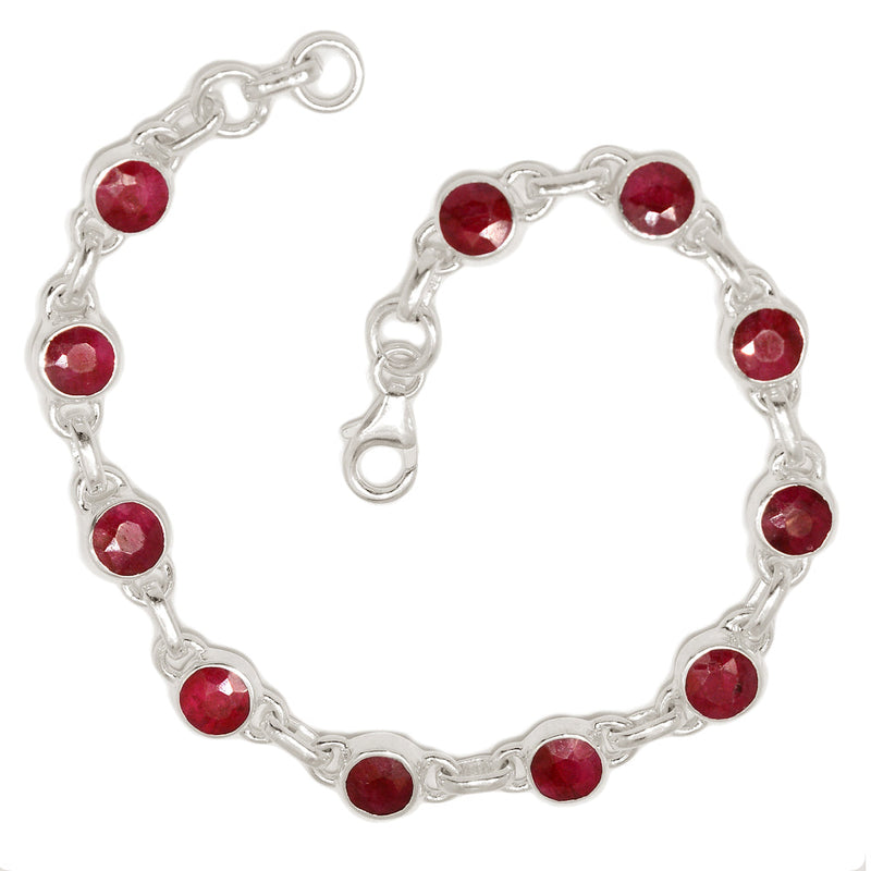 8.2" Treated Ruby Bracelets - RBYB220