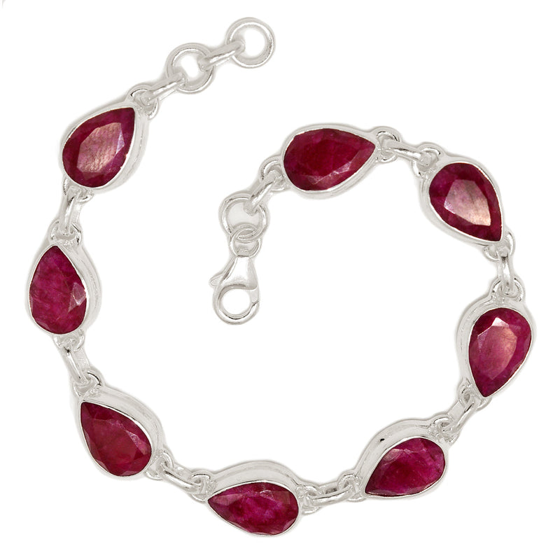 8.1" Treated Ruby Bracelets - RBYB222