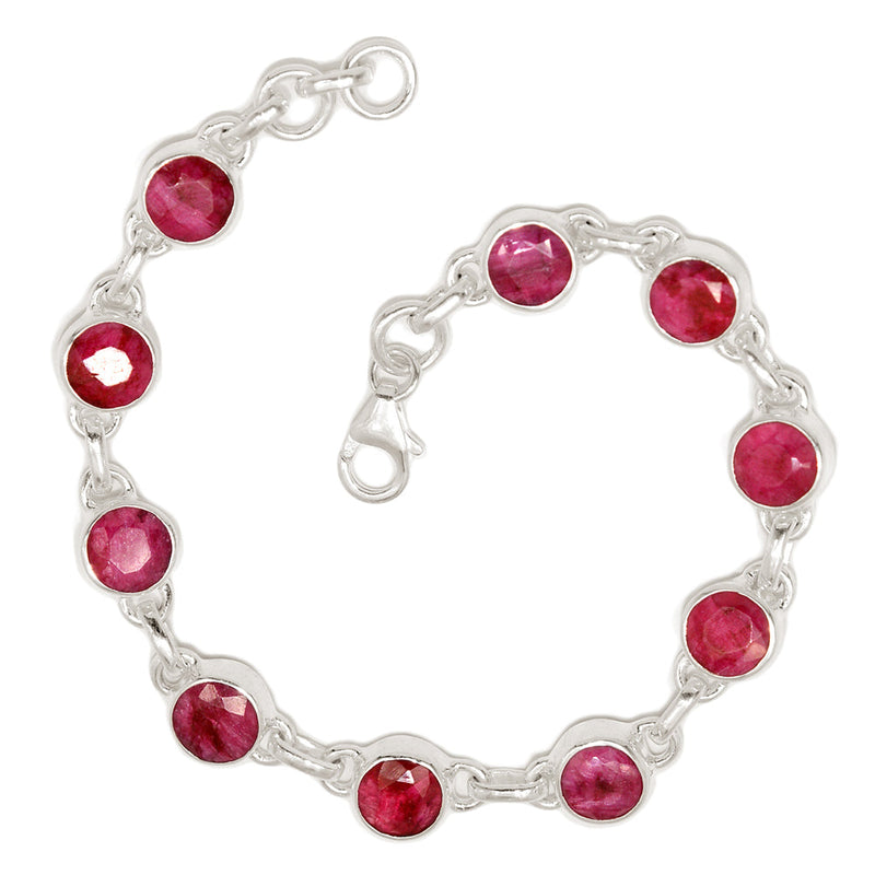 8.1" Treated Ruby Bracelets - RBYB227