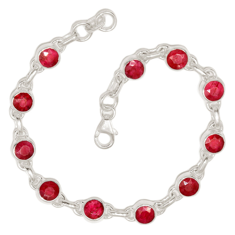 8.3" Treated Ruby Bracelets - RBYB229
