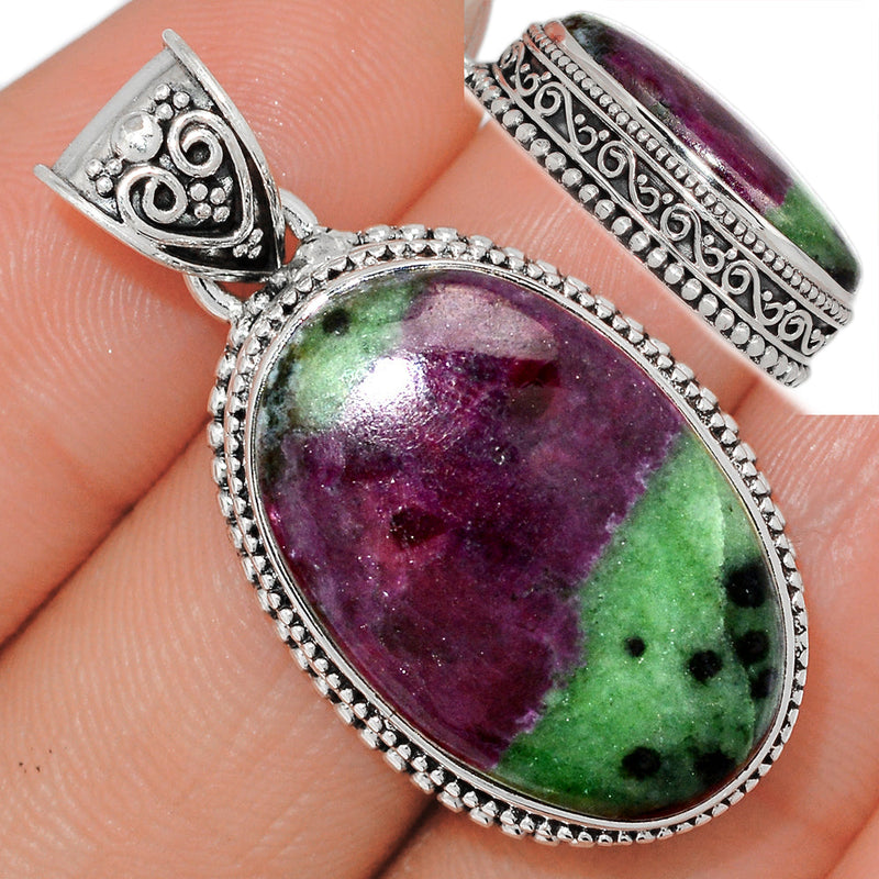 1.5" Ruby Zoisite Pendants - RBZP1085