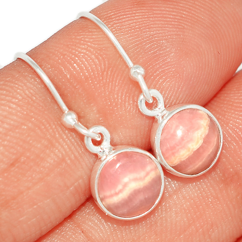 1" Rhodochrosite Earrings - RDOE783