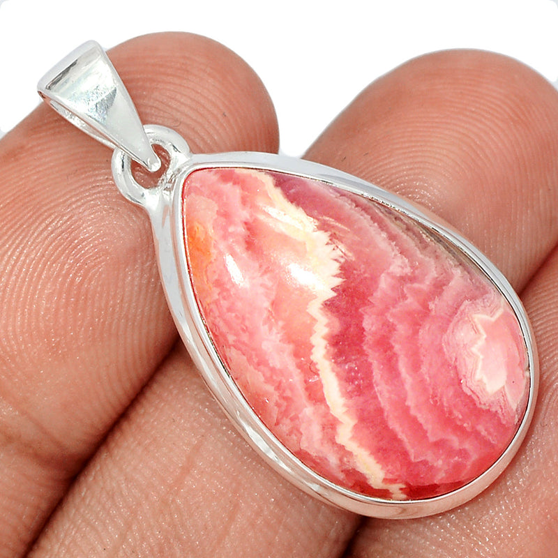 1.5" Rhodochrosite Pendants - RDOP2663