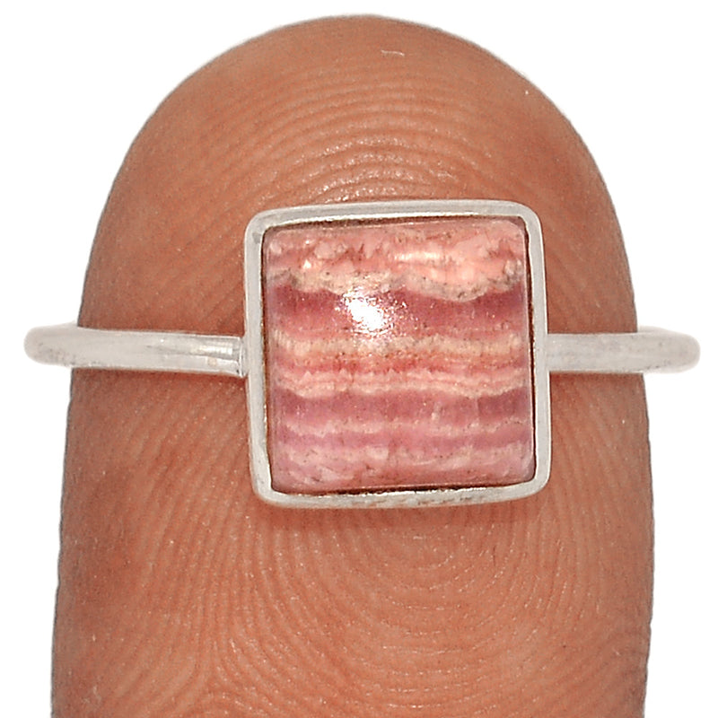 Small Plain - Rhodochrosite Ring - RDOR2578