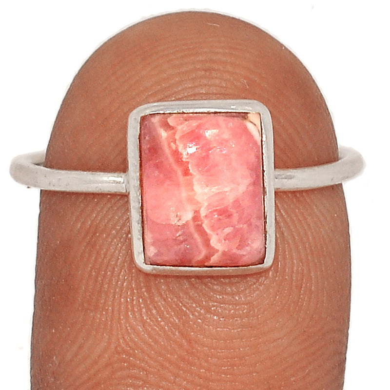 Small Plain - Rhodochrosite Ring - RDOR2579