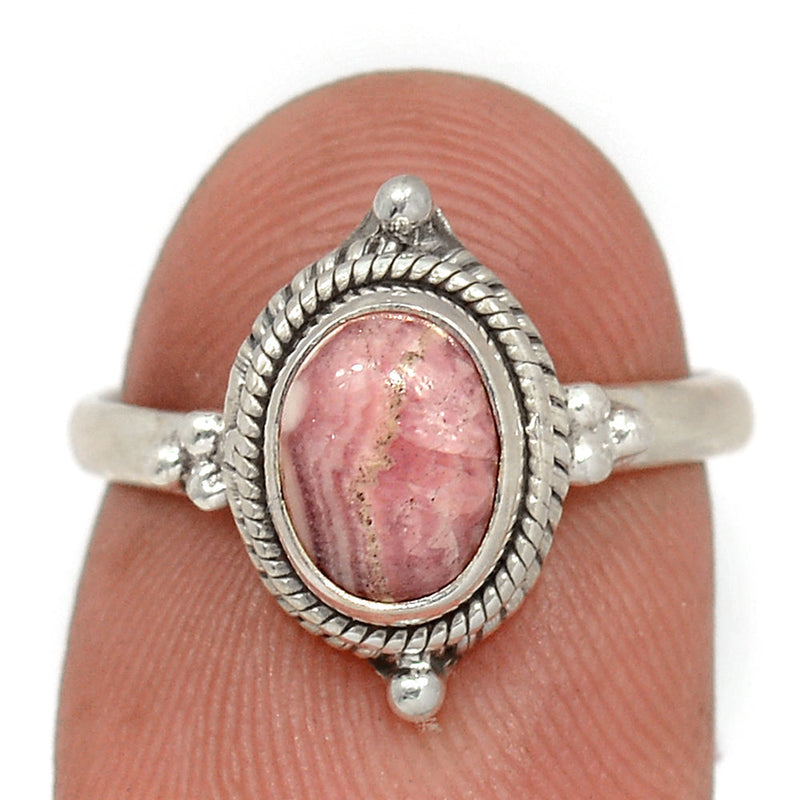 Small Filigree - Rhodochrosite Ring - RDOR2584