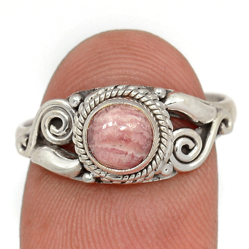 Small Filigree - Rhodochrosite Ring - RDOR2585