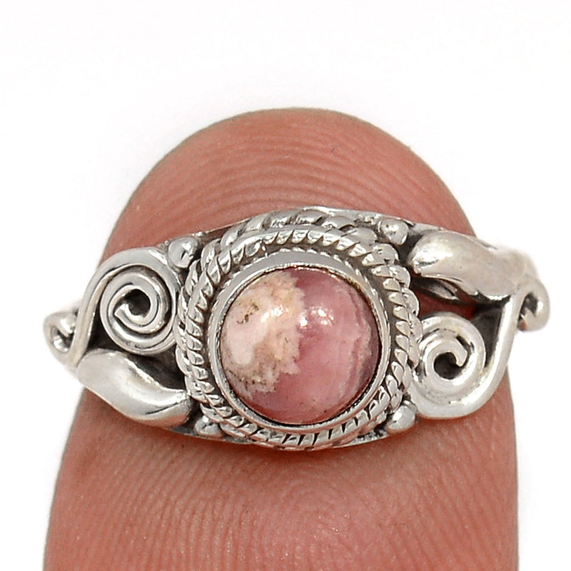 Small Filigree - Rhodochrosite Ring - RDOR2592