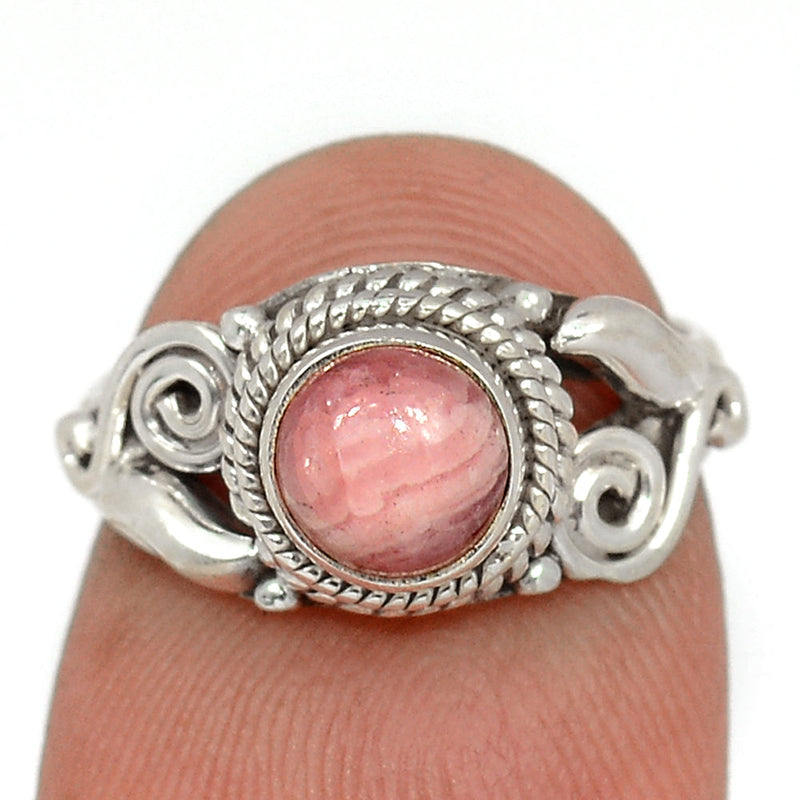 Small Filigree - Rhodochrosite Ring - RDOR2594