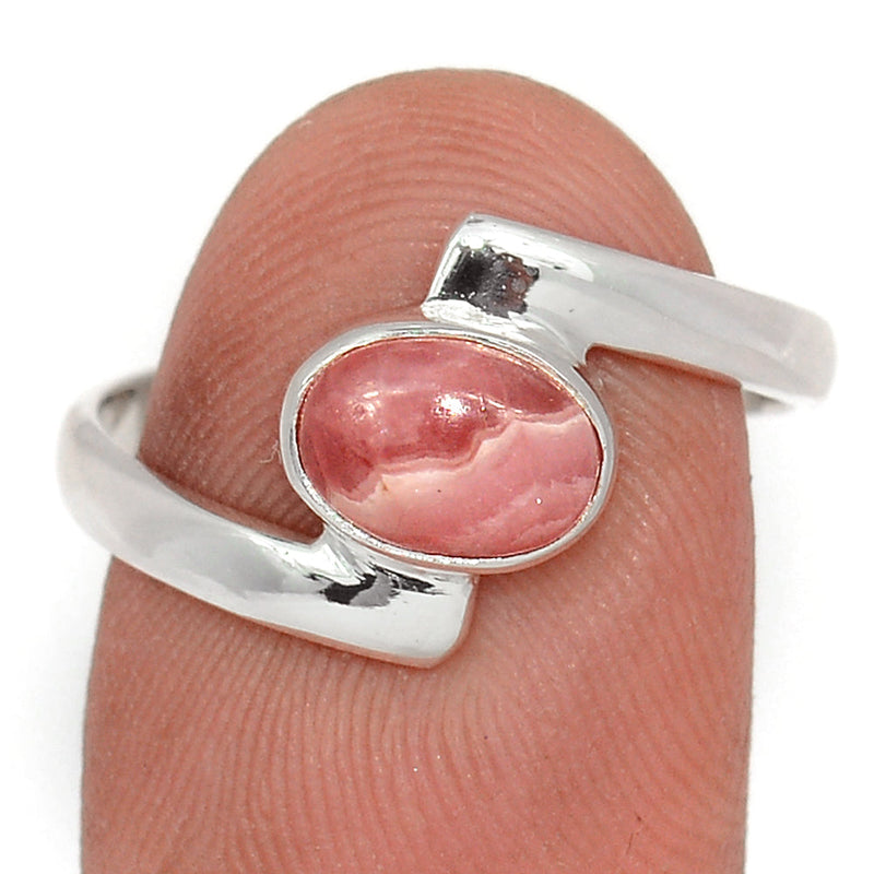 Small Plain - Rhodochrosite Ring - RDOR2596