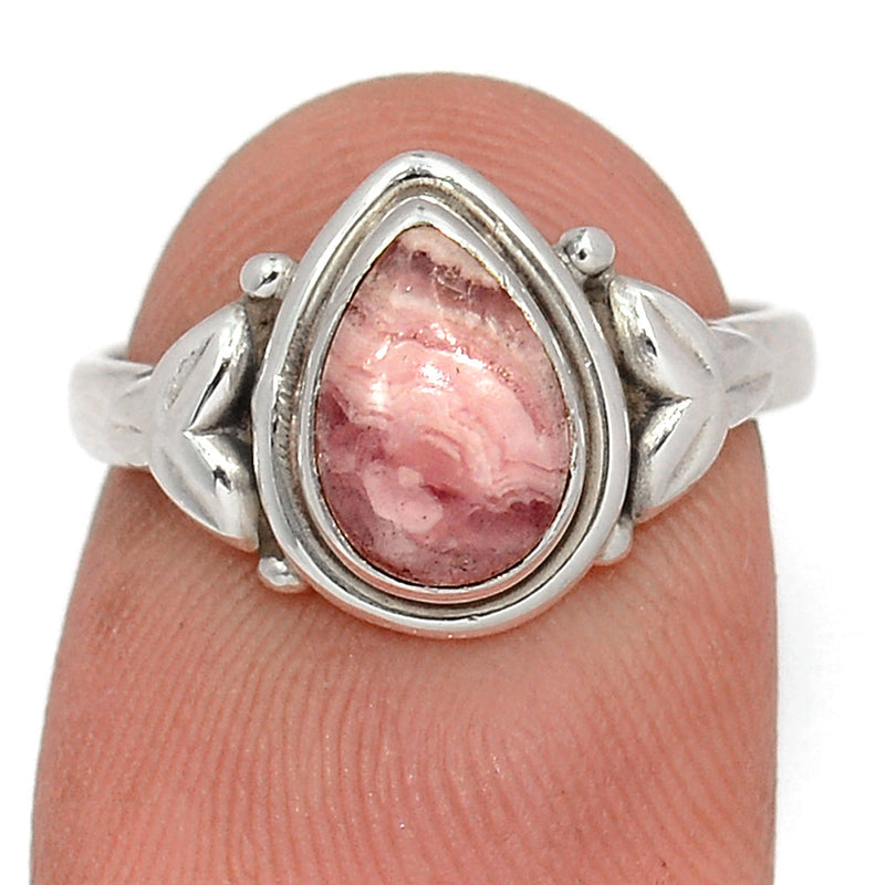 Small Filigree - Rhodochrosite Ring - RDOR2598